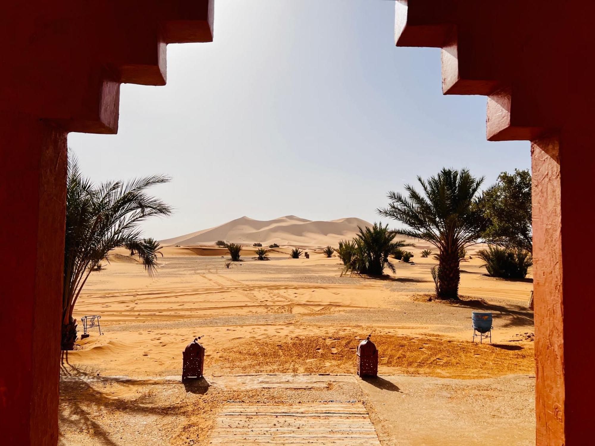 Hotel Camping Les Roses Des Dunes & Piscine 메르주가 외부 사진