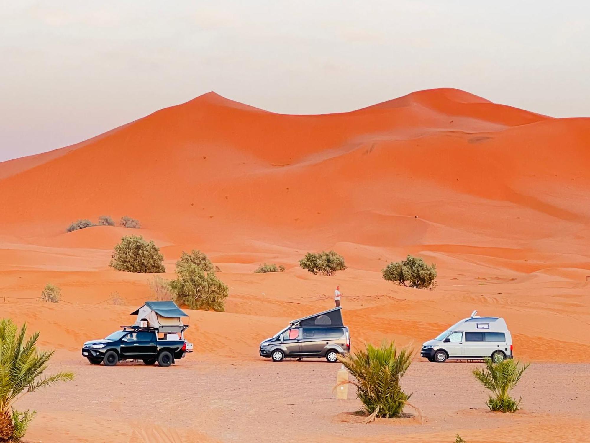 Hotel Camping Les Roses Des Dunes & Piscine 메르주가 외부 사진